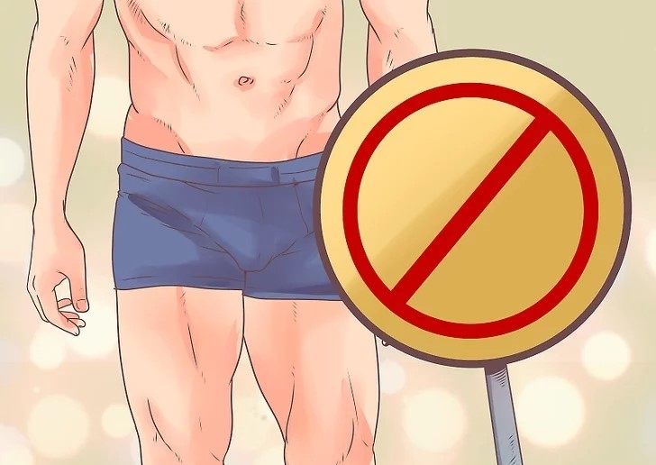 Avoid wearing tight underwear