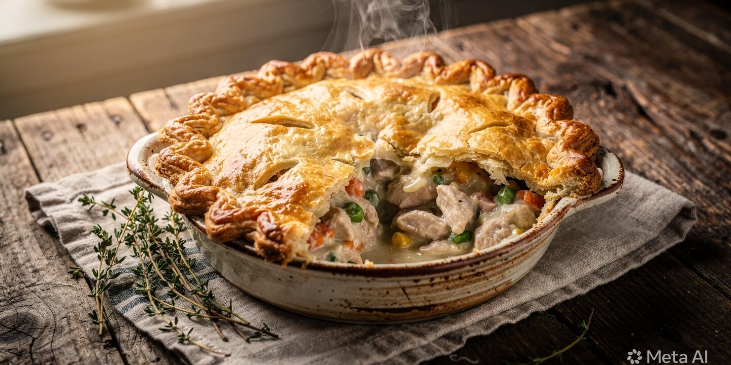 puff pastry chicken pot pie golden flaky puff past 1 How To Make - Anything