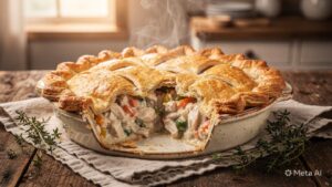 puff pastry chicken pot pie golden flaky puff past How To Make - Anything